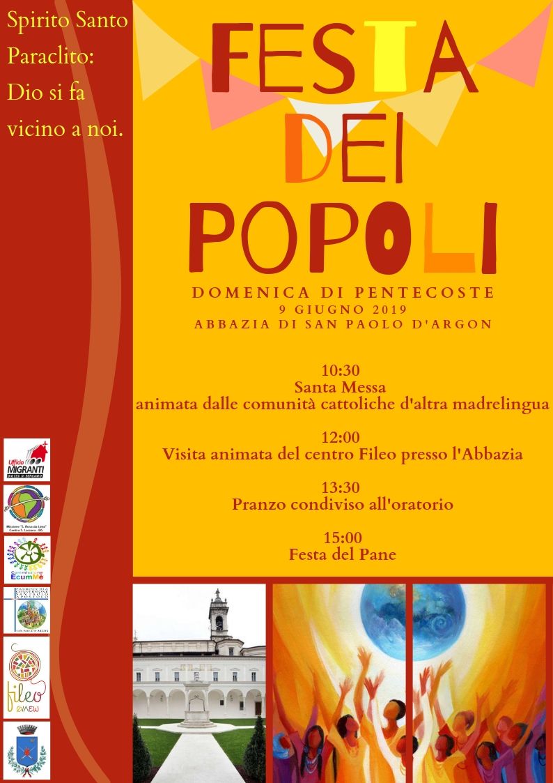 Festa dei Popoli San Paolo d'Argon 9 Giugno 2019 - Migranti Bergamo